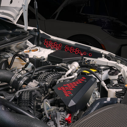IAG Fender Shrouds For 2022+ Subaru WRX - Red Install