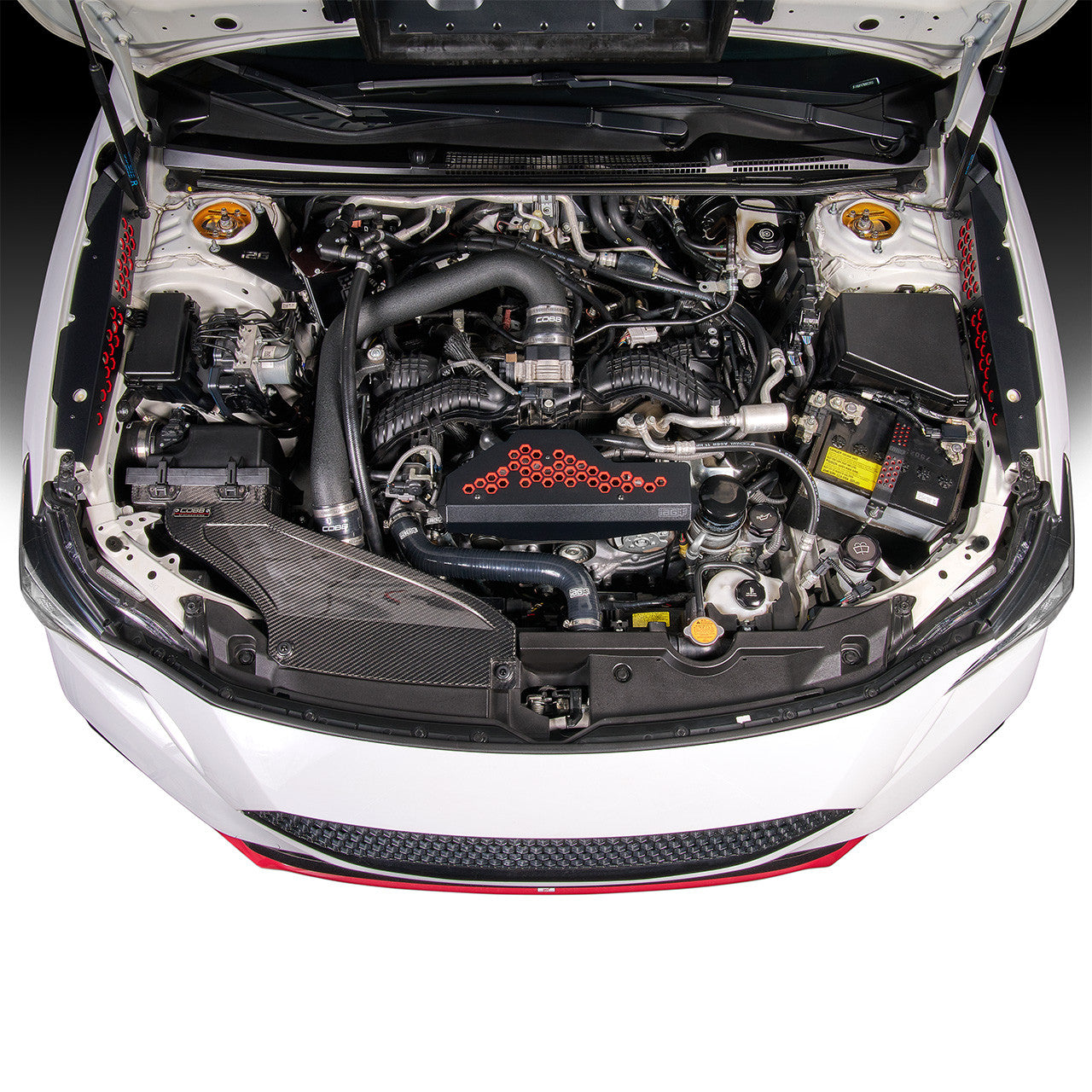 IAG Fender Shrouds For 2022+ Subaru WRX - Red Install 2