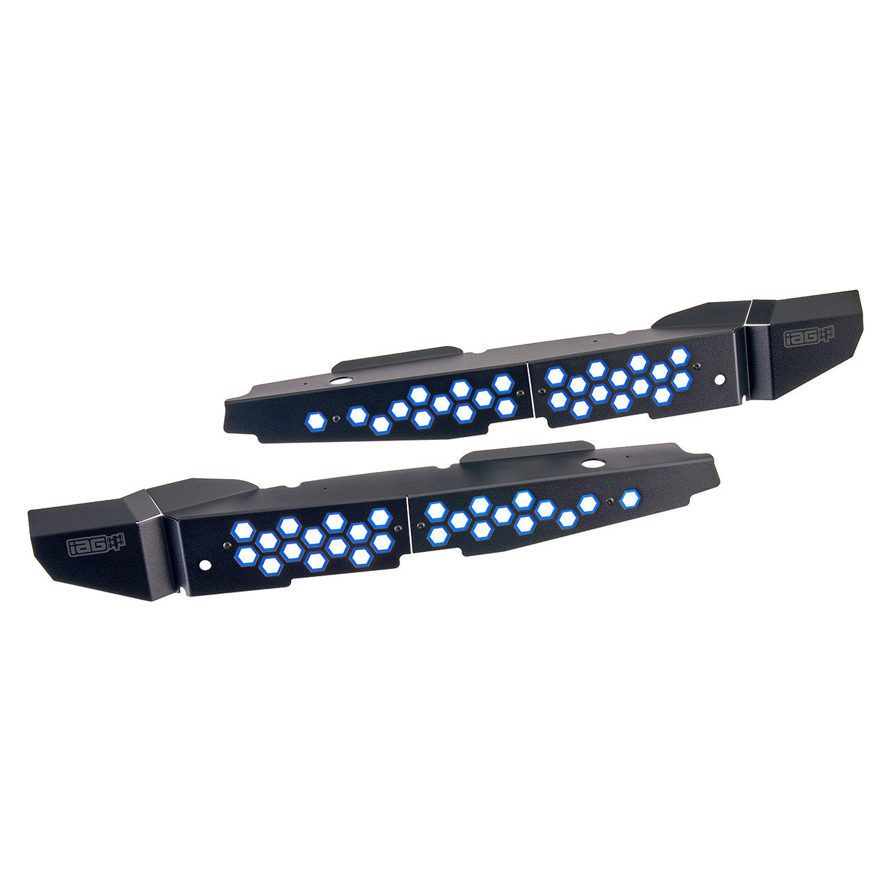 IAG Fender Shrouds For 2022+ Subaru WRX - Blue Layout Pair