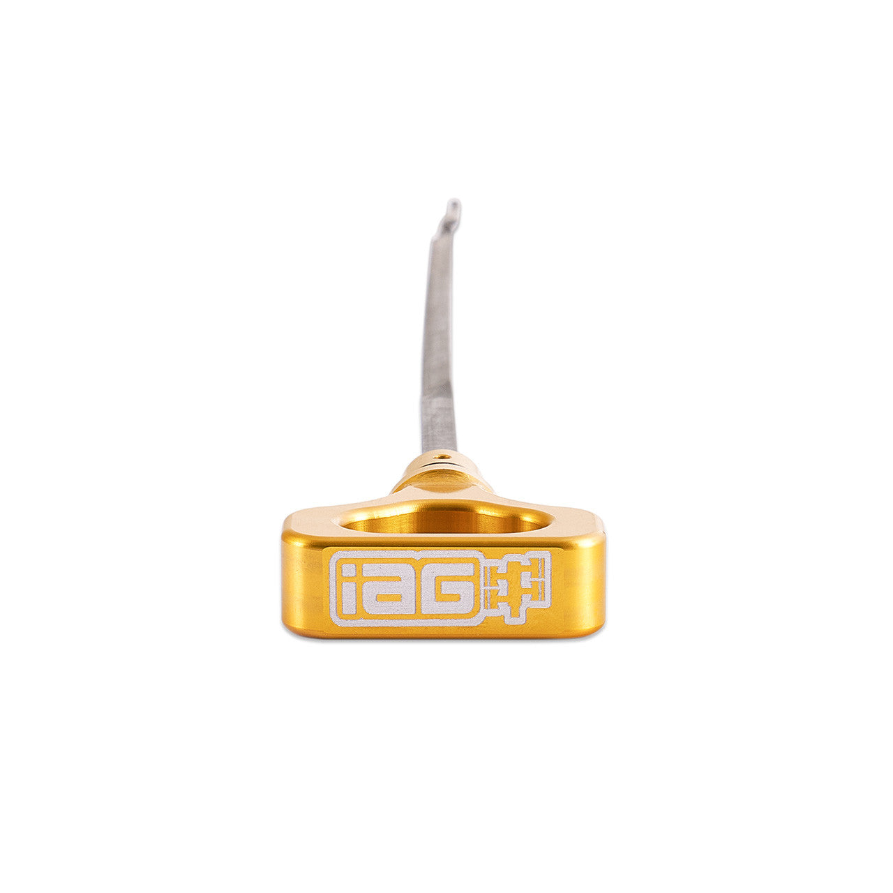 IAG Dipstick With Billet Anodized Handle For 2015-21 WRX & 2014-18 Forester 2.0L - Gold 2