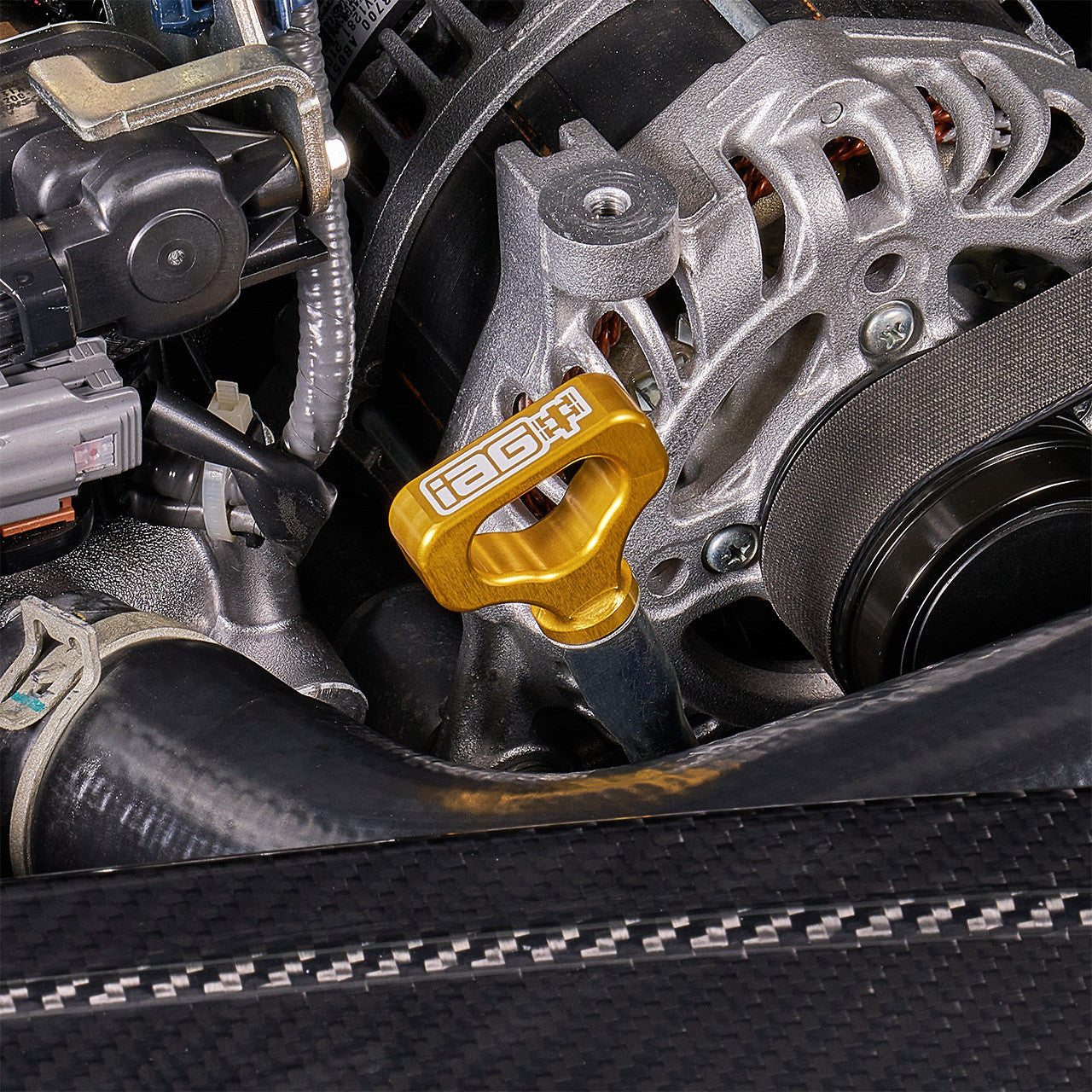 IAG Dipstick With Billet Anodized Handle For Installed 2