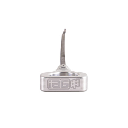 IAG Dipstick With Anodized Billet Handle For 2013-20 BRZ 2.0L - Silver Angle 2