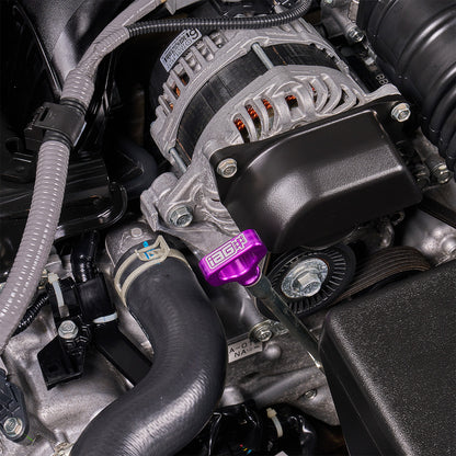 IAG Dipstick With Billet Anodized Handle For 2022+ BRZ 2.4L - Purple Installed