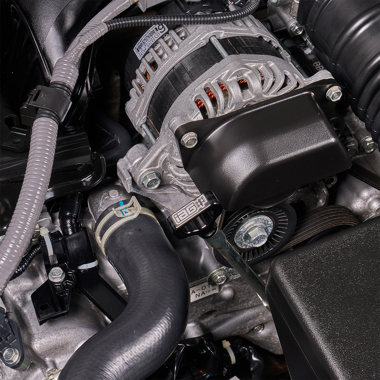 IAG Dipstick With Billet Anodized Handle For 2022+ BRZ 2.4L - Black Installed