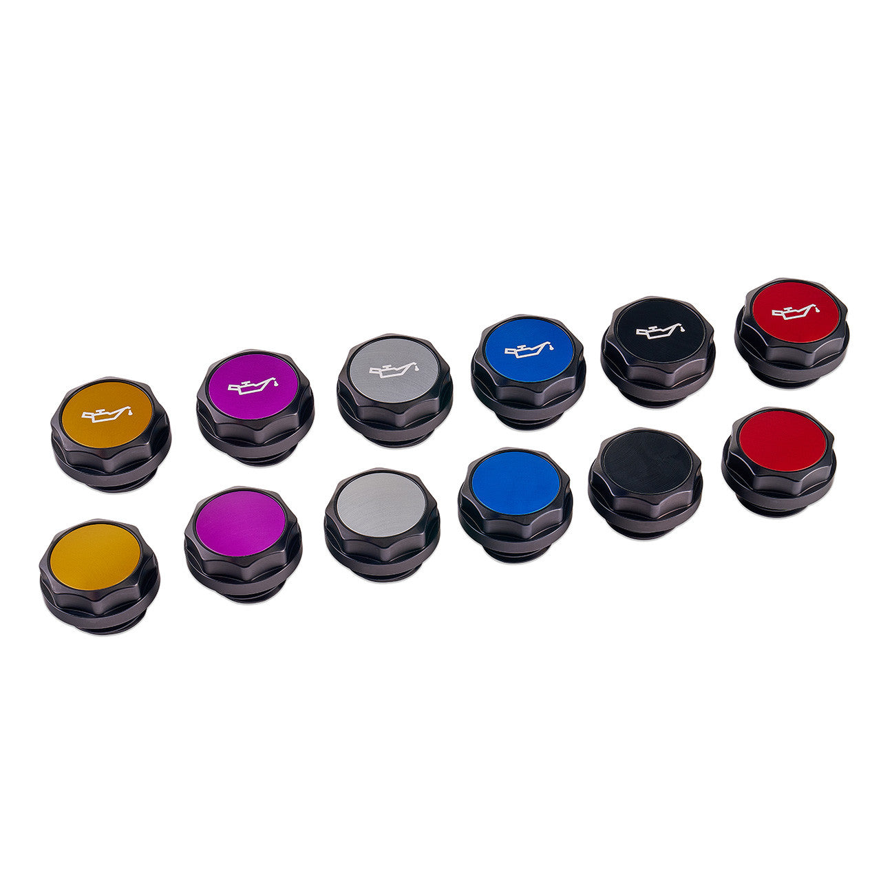 IAG Revolve Engine Oil Fill Cap w/ Anodized Color Accent for 02-26 WRX, 04-21 STI, 05-09 LGT, 04-08 FXT, 13-26 BRZ