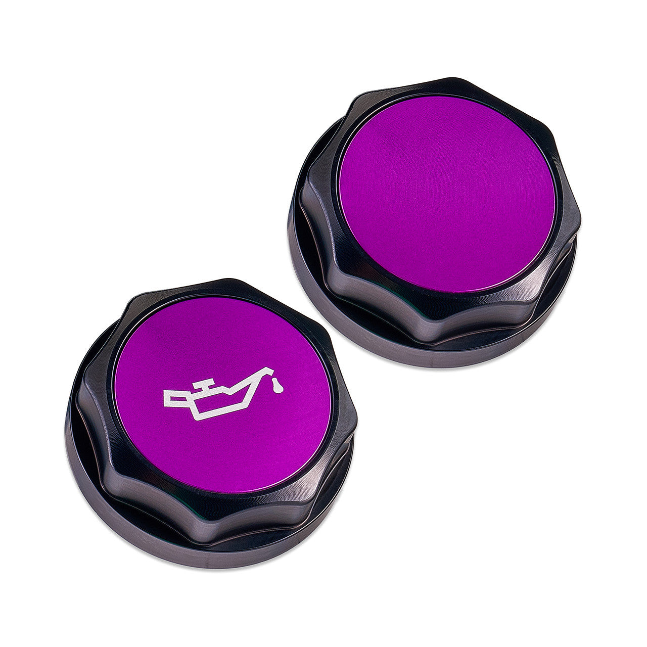 IAG Revolve Engine Oil Fill Cap w/ Anodized Color Accent - Cap Purple