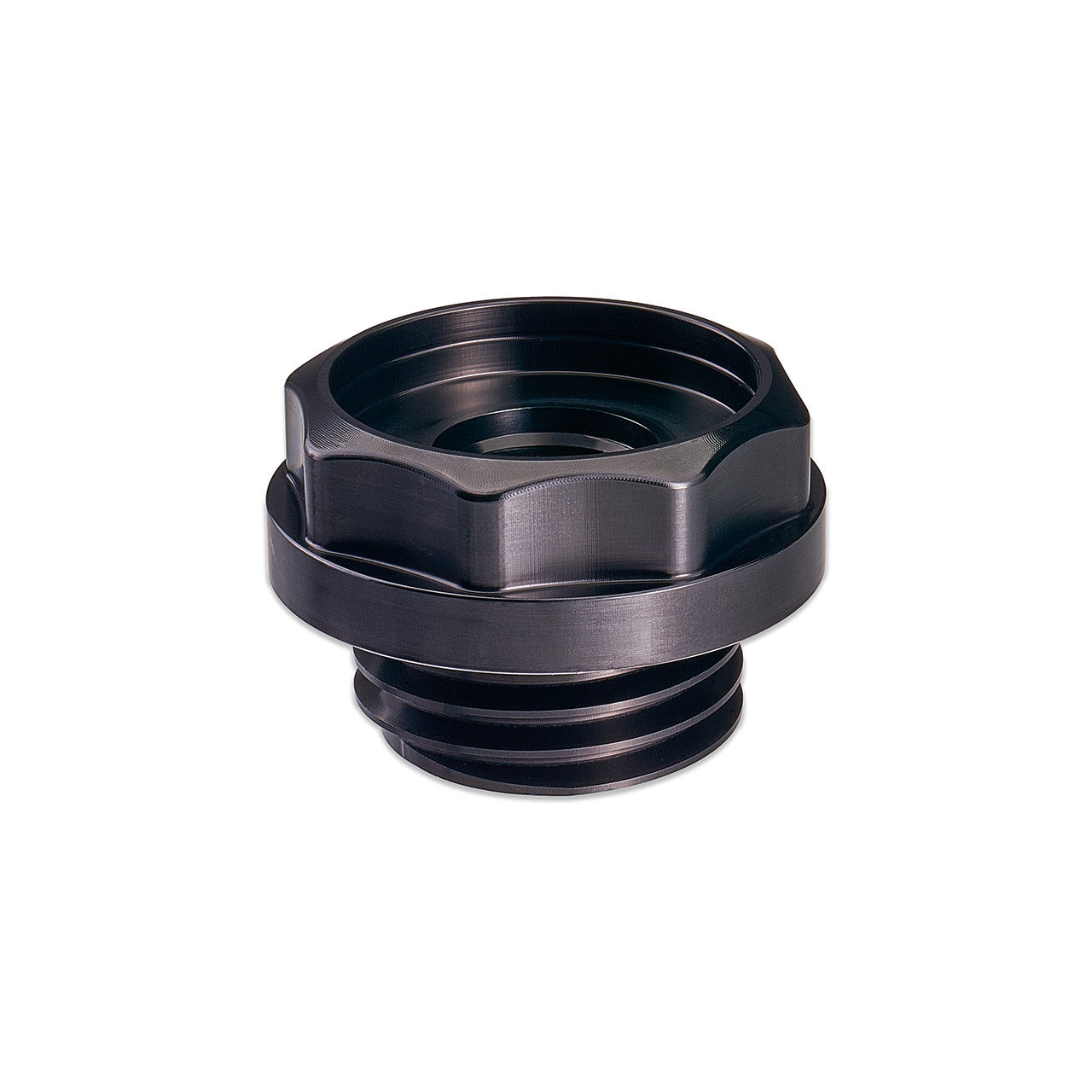 IAG Revolve Engine Oil Fill Cap w/ Anodized Color Accent - Cap Angle 1