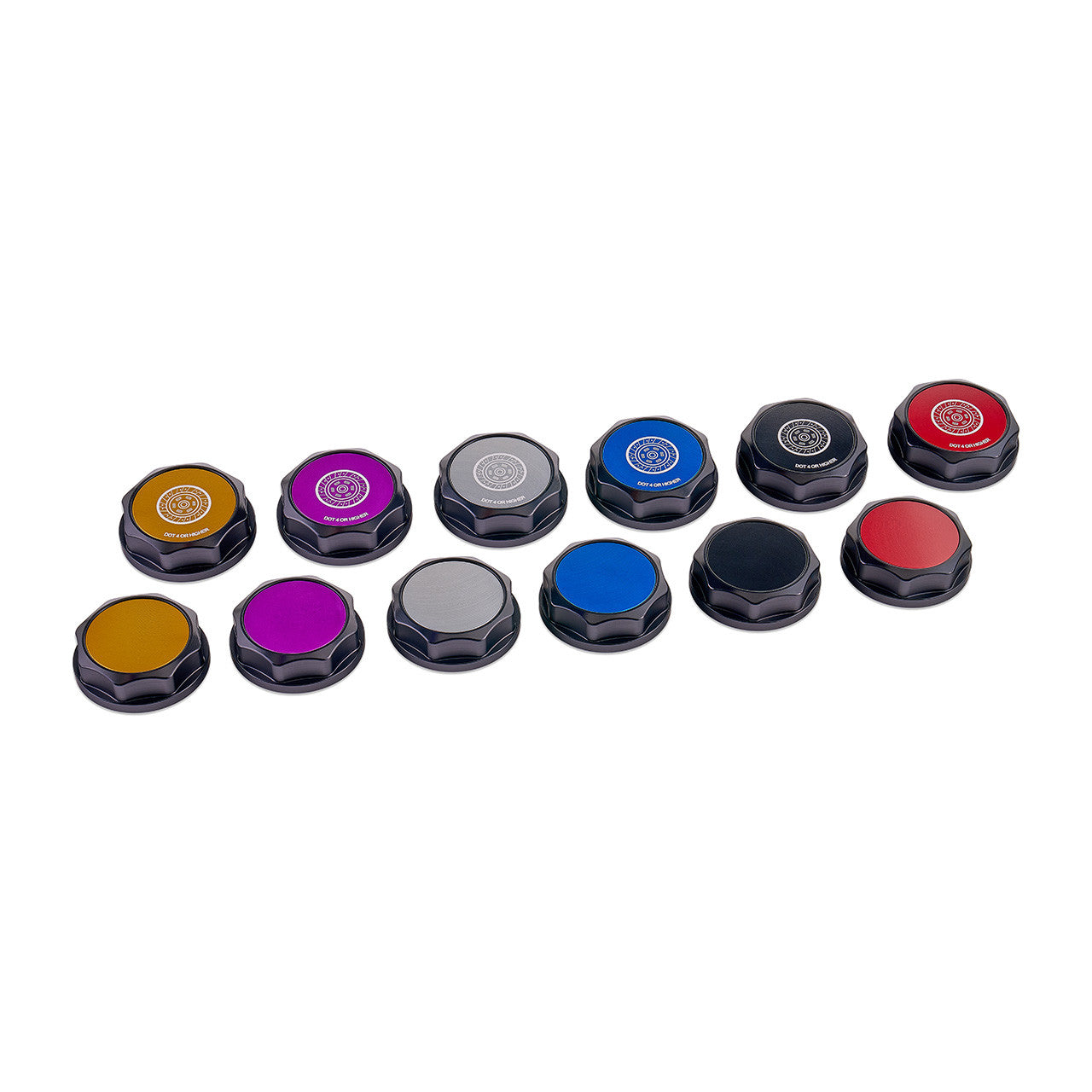 IAG Revolve Clutch Fluid Reservoir Cap w/ Anodized Color Accent for 02-14 WRX, 04-14 STI, 05-09 LGT, 04-08 FXT