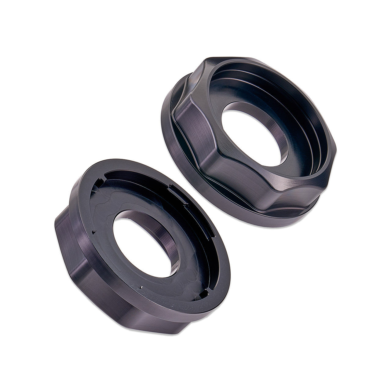 IAG Revolve Clutch Fluid Reservoir Cap w/ Anodized Color Accent for WRX STI - Cap Angles