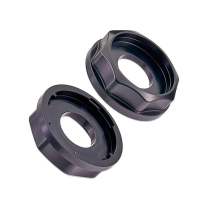 IAG Revolve Clutch Fluid Reservoir Cap w/ Anodized Color Accent for WRX STI - Cap Angles