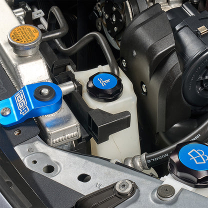 IAG Revolve Coolant Reservoir Cap w/ Anodized Color Accent - Installed 3