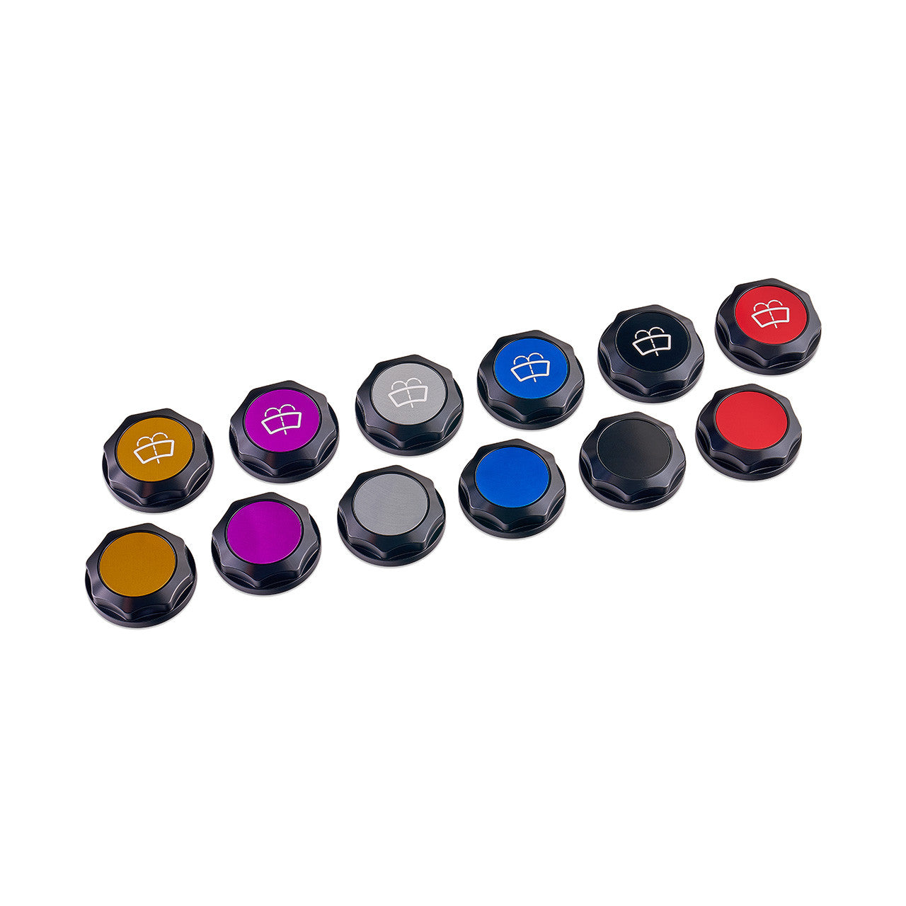 IAG Revolve Washer Fluid Reservoir Cap w/ Anodized Color Accent for 02-21 WRX, 04-21 STI, 05-09 LGT, 04-08 FXT