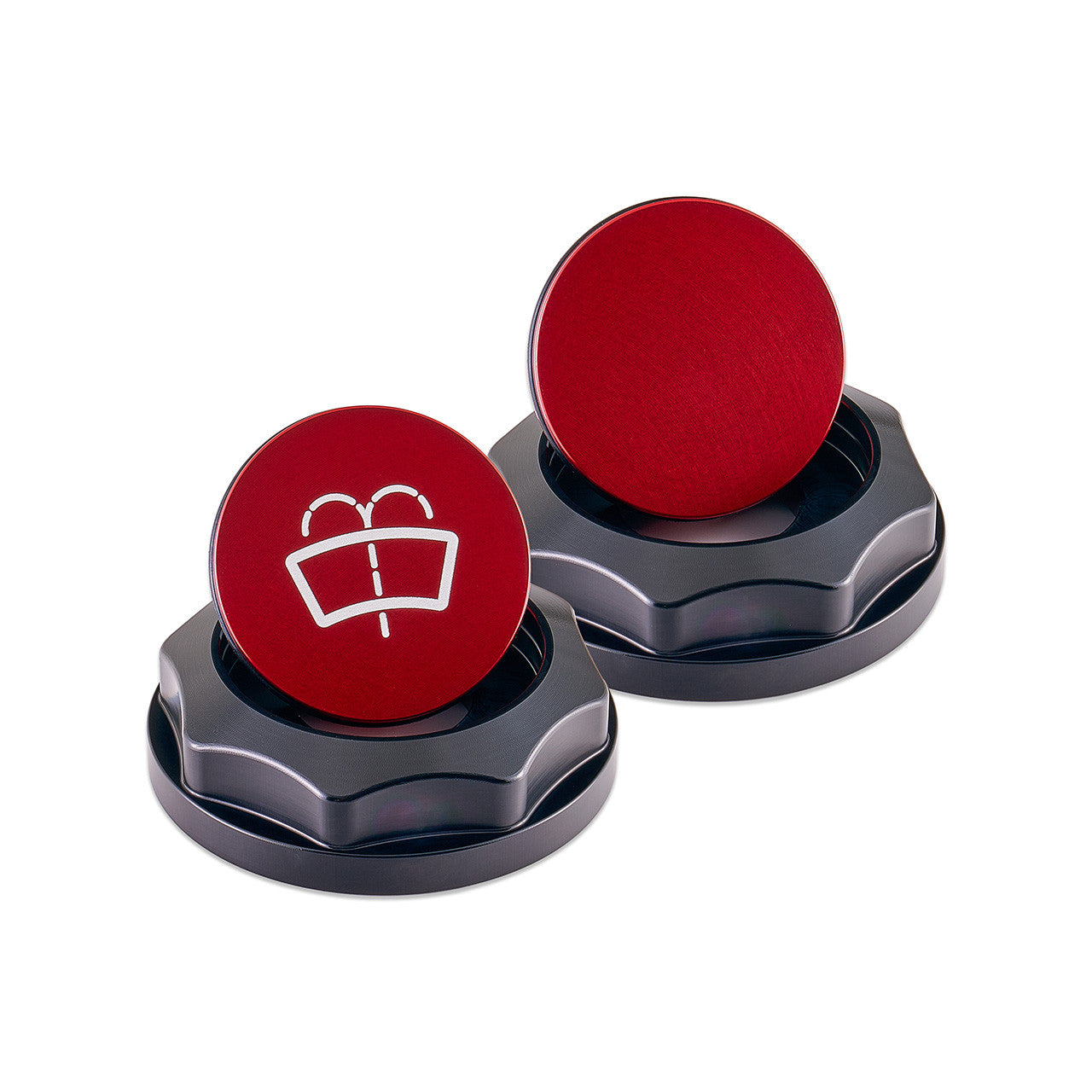 IAG Revolve Washer Fluid Reservoir Cap w/ Anodized Color Accent for 02-21 WRX, 04-21 STI, 05-09 LGT, 04-08 FXT - Cap Choices