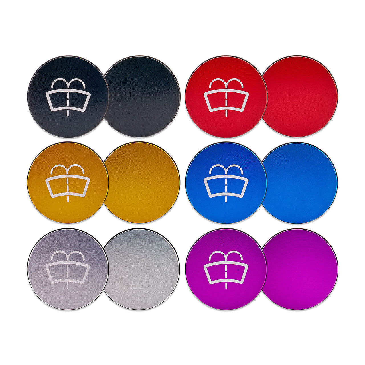 IAG Revolve Washer Fluid Reservoir Cap w/ Anodized Color Accent for 02-21 WRX, 04-21 STI, 05-09 LGT, 04-08 FXT - Colors