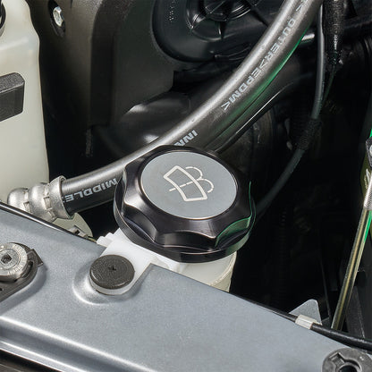 IAG Revolve Washer Fluid Reservoir Cap w/ Anodized Color Accent - Installed 3