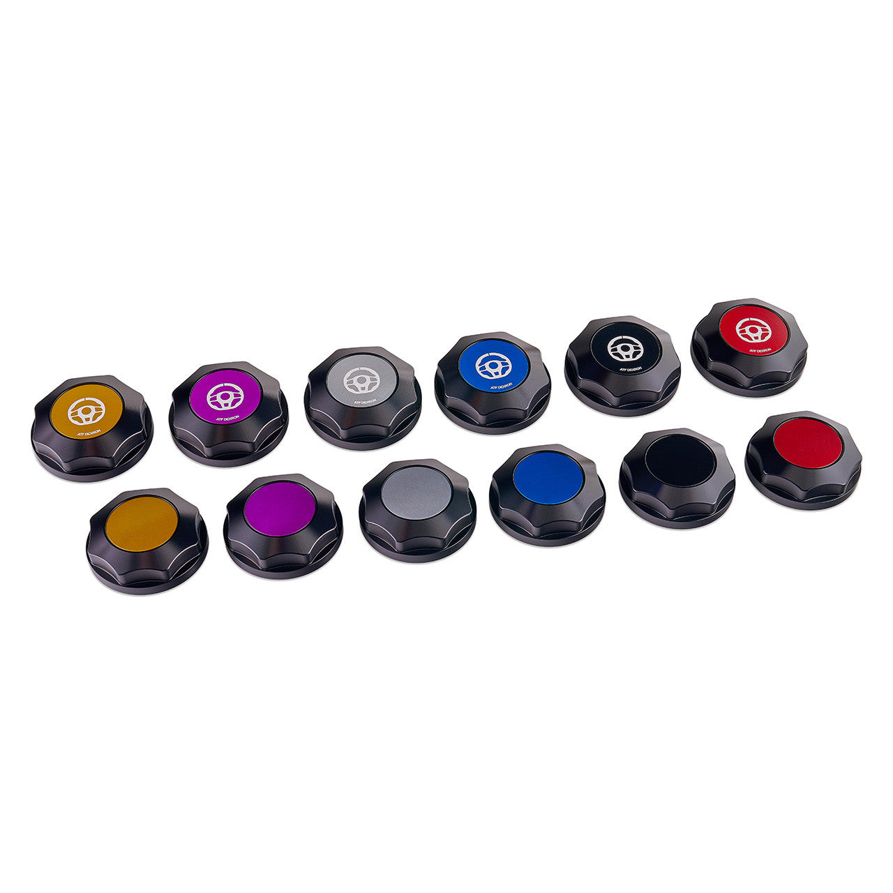 IAG Revolve Power Steering Reservoir Cap w/ Anodized Color Accent for 02-07 WRX, 04-07 STI, 04-08 FXT