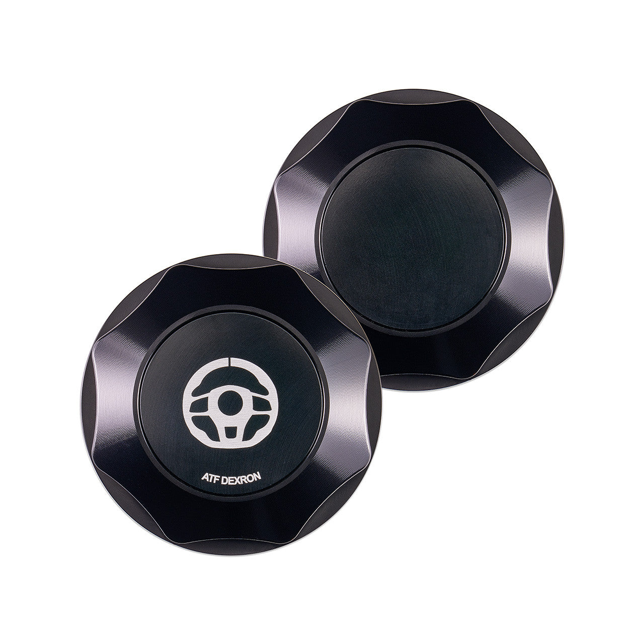 IAG Revolve Power Steering Reservoir Cap w/ Anodized Color Accent for 02-07 WRX, 04-07 STI, 04-08 FXT - Black