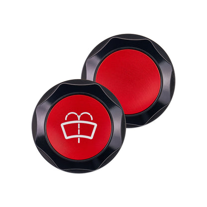 IAG Revolve Washer Fluid Reservoir Cap w/ Anodized Color Accent for 22-26 WRX, 13-26 BRZ - Red