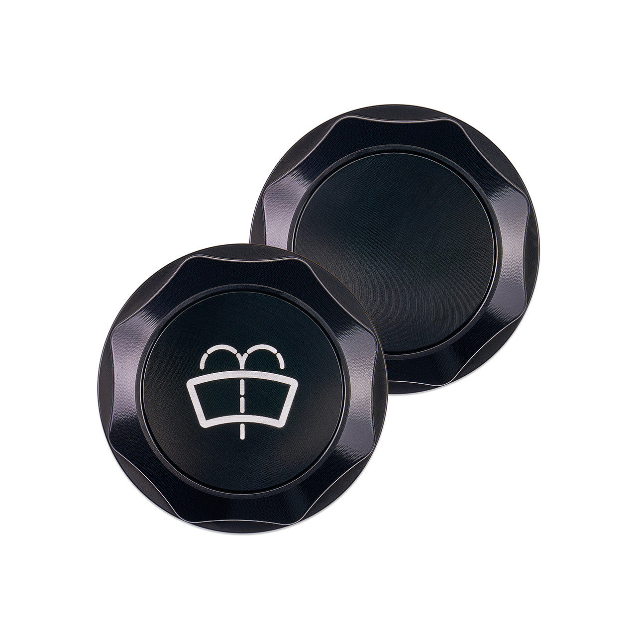 IAG Revolve Washer Fluid Reservoir Cap w/ Anodized Color Accent for 22-26 WRX, 13-26 BRZ - Black
