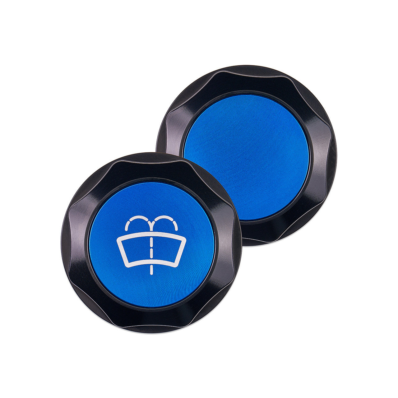 IAG Revolve Washer Fluid Reservoir Cap w/ Anodized Color Accent for 22-26 WRX, 13-26 BRZ - Blue