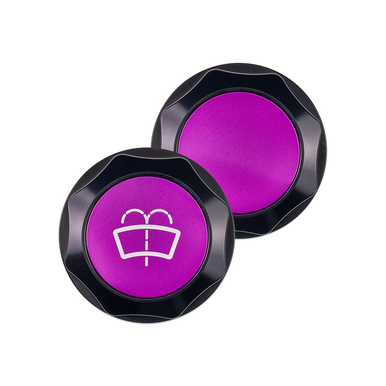 IAG Revolve Washer Fluid Reservoir Cap w/ Anodized Color Accent for 22-26 WRX, 13-26 BRZ - Purple