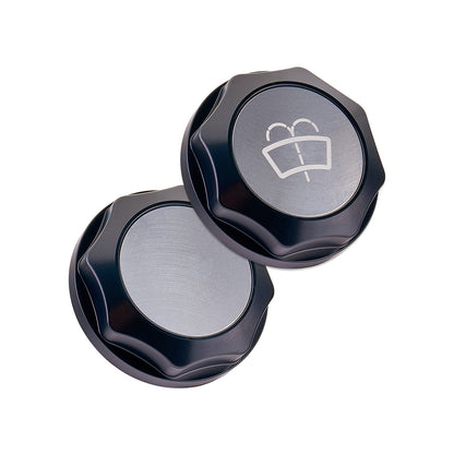 IAG Revolve Washer Fluid Reservoir Cap w/ Anodized Color Accent for 22-26 WRX, 13-26 BRZ - Silver