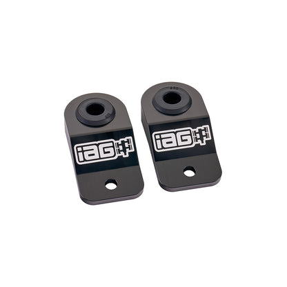 IAG Radiator Stays For 2002-07 Subaru WRX, 04-07 STI, 02-07 Impreza, 02-07 Outback - Black