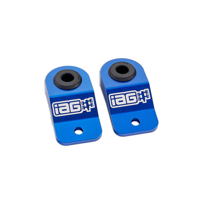 IAG Radiator Stays For 2002-07 Subaru WRX, 04-07 STI, 02-07 Impreza, 02-07 Outback - Blue