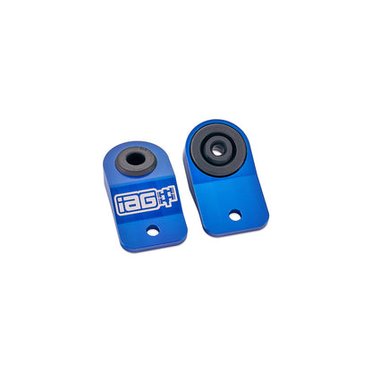 IAG Radiator Stays For 2008-14 Subaru WRX & STI, 08-10 Impreza & Outback - Blue Angle 2