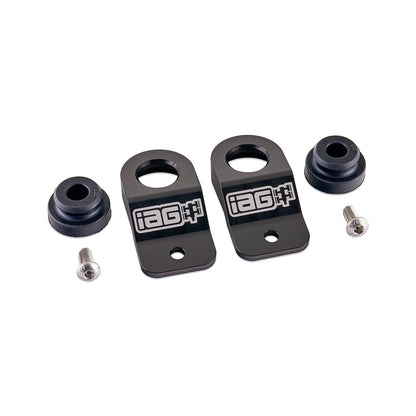 IAG Radiator Stays For 2015-21 Subaru WRX & STI, 12-16 Impreza, 13-17 Crosstrek - Black