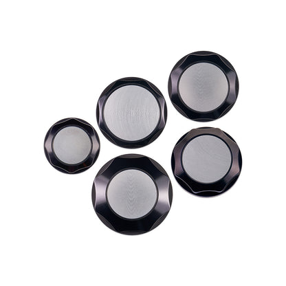 IAG Revolve Engine Bay Dress-Up Cap Kit for 15-21 STI - Silver Set Back