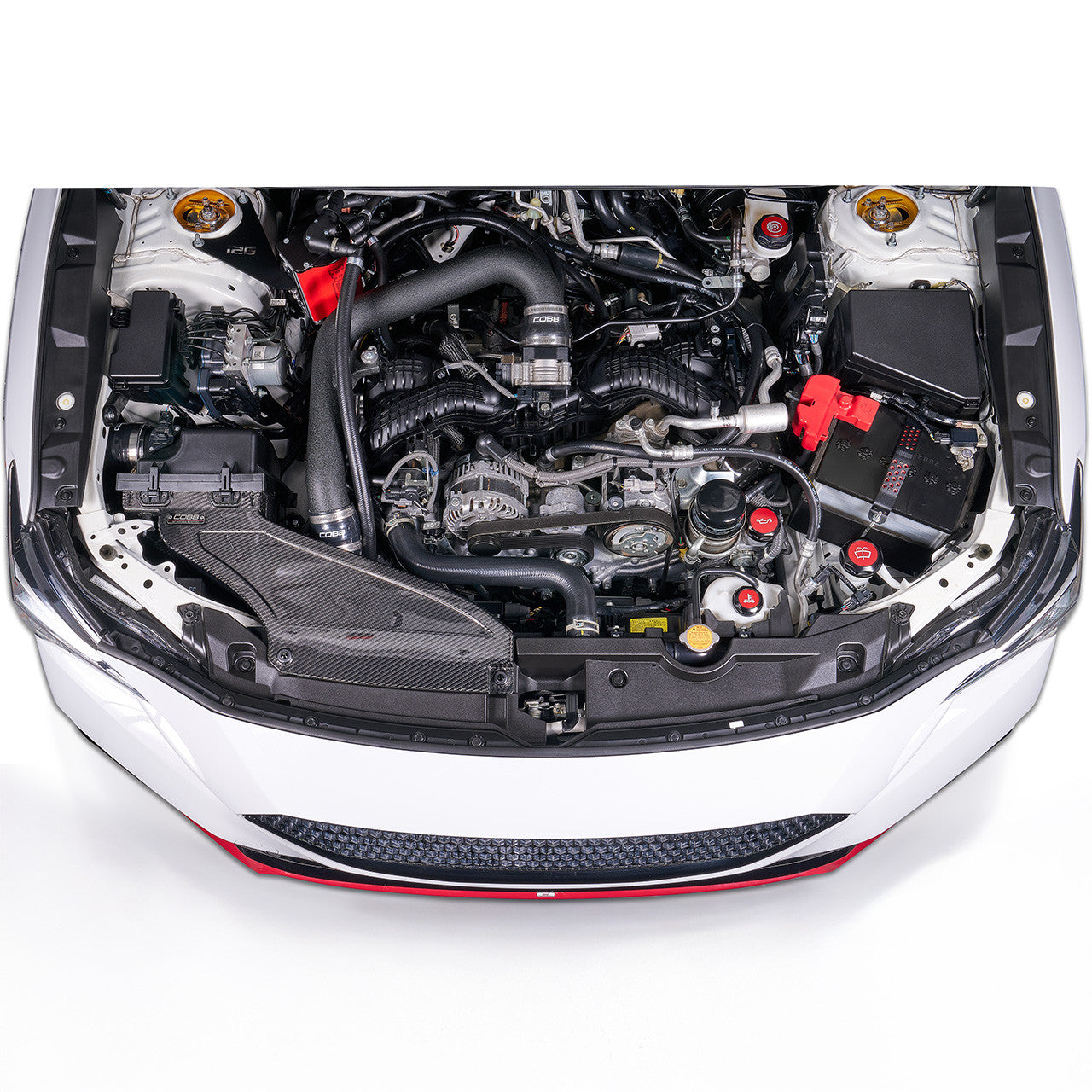 IAG Revolve Engine Bay Dress-Up Cap Kit for 22-26 WRX  - Install Front