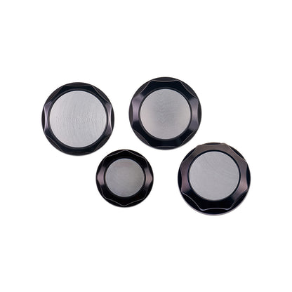 IAG Revolve Engine Bay Dress-Up Cap Kit for 22-26 WRX - Silver Set Back