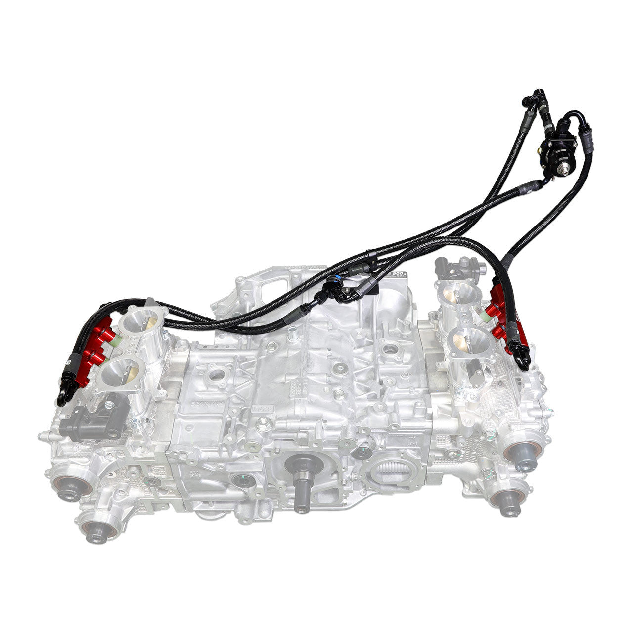 IAG Subaru PTFE Fuel System Kit w/ FIC Injectors, Aeromotive FPR, IAG Fuel Rails - Installed