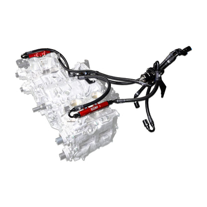 IAG PTFE Flex Fuel System Kit w/ FIC Injectors, Aeromotive FPR, IAG Fuel Rails - Installed