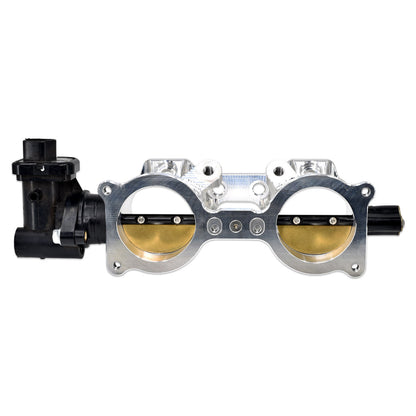 IAG V3 Subaru WRX STI Top Feed TGV Housings with Butterfly Pass Thru - With Motors Installed