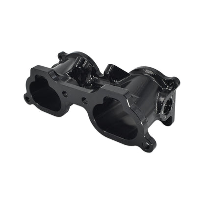 IAG V3 Subaru WRX STI Top Feed TGV Housings with Butterfly Pass Thru - Black Finish 2