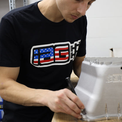 IAG USA Boxer Logo Shirt / Black - Modeled
