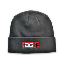 IAG Performance Boxer Logo Watch Cap Beanie (Gray) Front