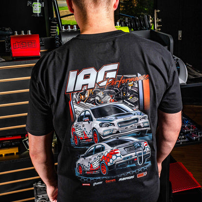 IAG Performance Drag Car T-Shirt - Back Lifestyle