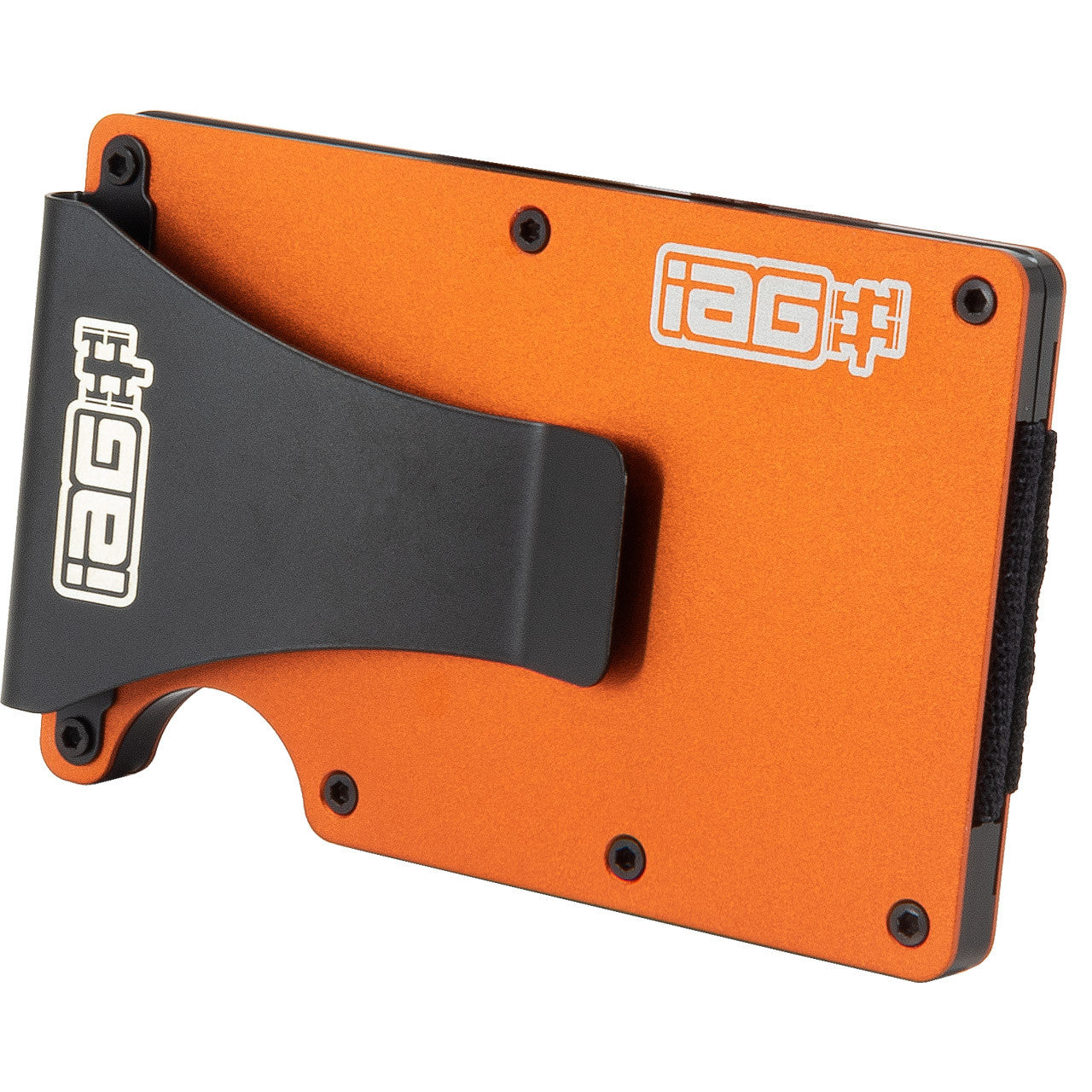 IAG Aluminum Wallet w/Money Clip, Cash Band, and Screwdriver Kit (Boxer Logo) - Close- Up