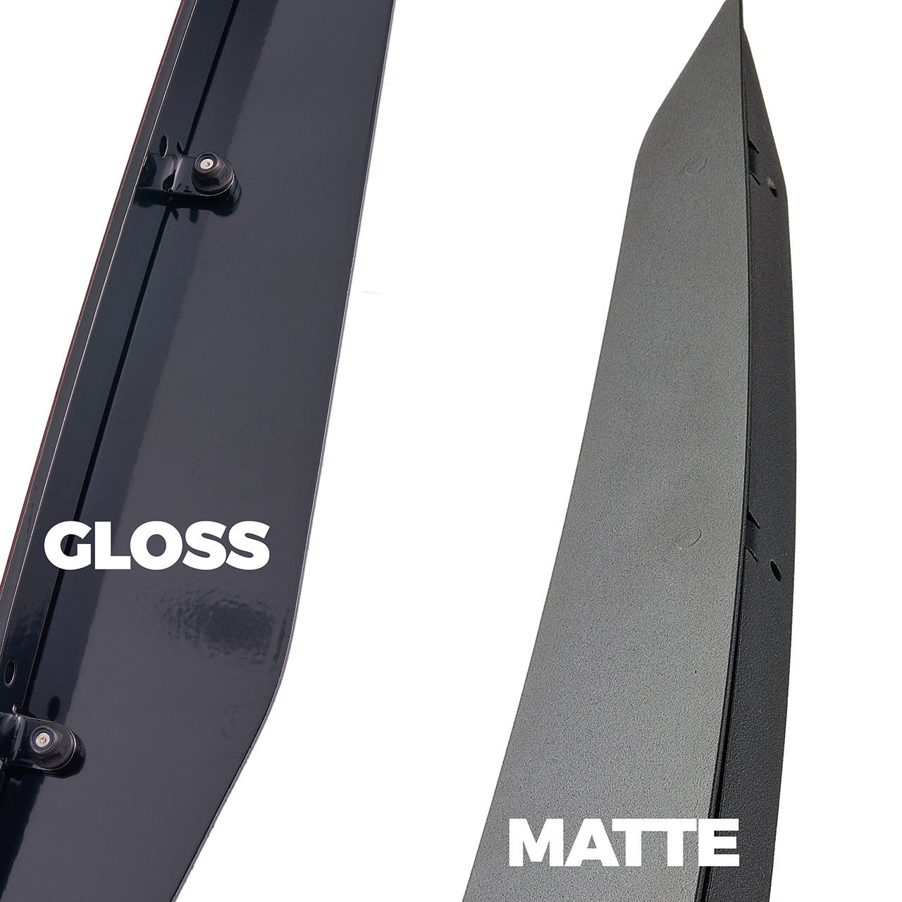 IAG Single Canard Kits For 2015-2021 VA Subaru WRX & STI - Gloss vs Matte Black