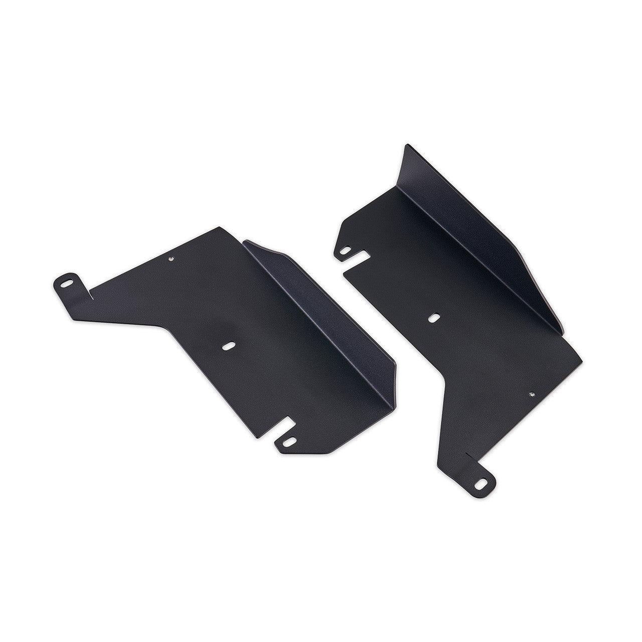 IAG Front Splitter with Bent Endplate Winglets For 2015-21 Subaru WRX & STI - Matte Black Endplates Top