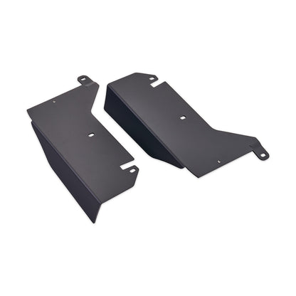 IAG Front Splitter with Bent Endplate Winglets For 2015-21 Subaru WRX & STI - Matte Black Endplates Bottom
