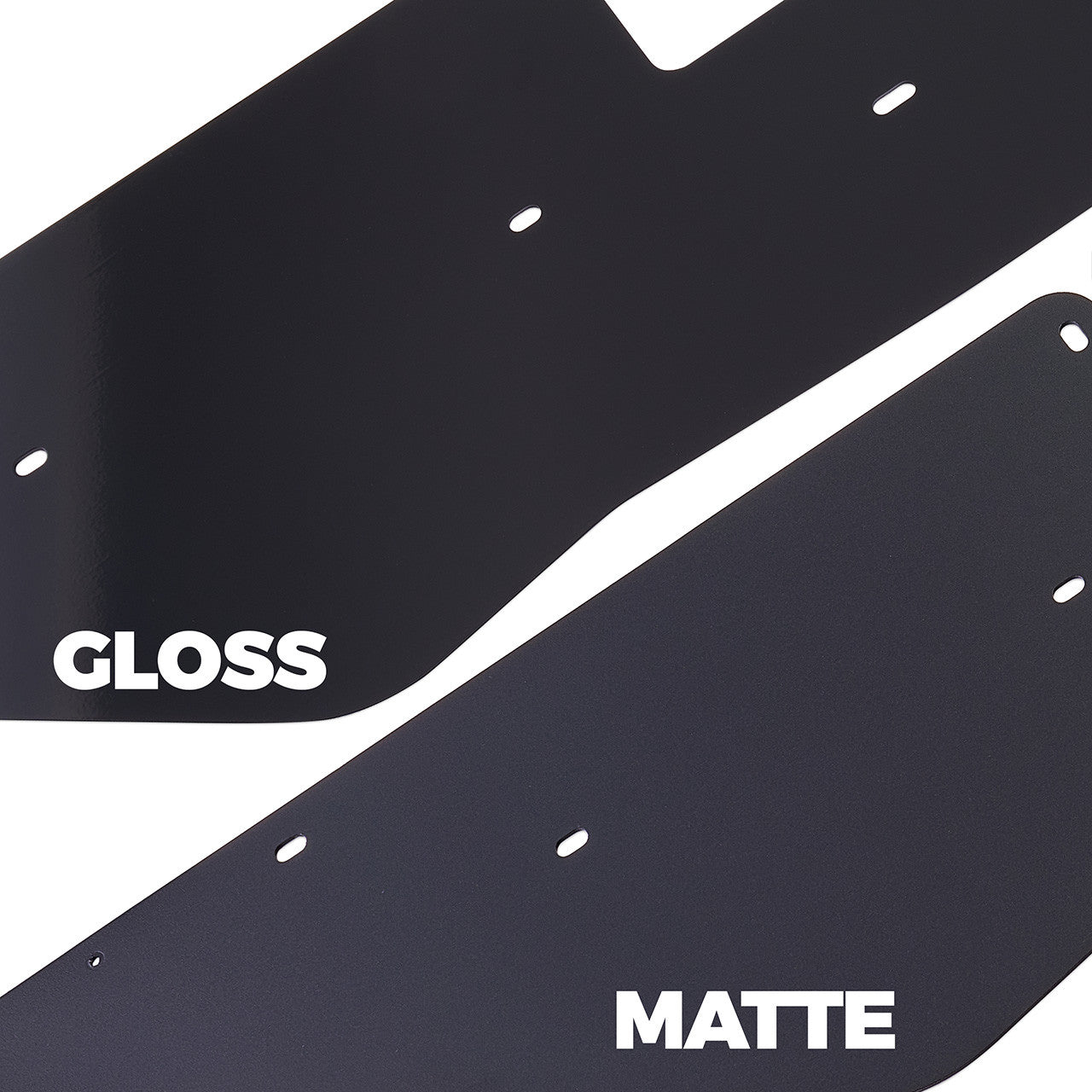 IAG Front Splitter with Bent Endplate Winglets For 2015-21 Subaru WRX & STI - Gloss vs Matte Black