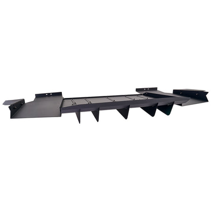 IAG Rear Diffuser For 2015-2021 VA Subaru WRX & STI - Matte Black - Angle 3