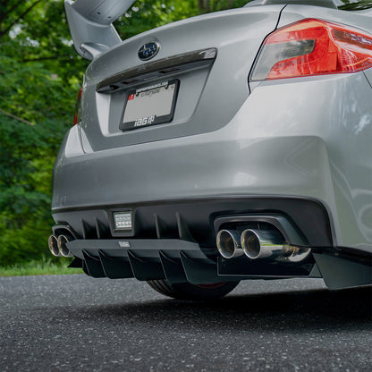 IAG Rear Diffuser For 2015-2021 VA Subaru WRX & STI - Installed Close-up