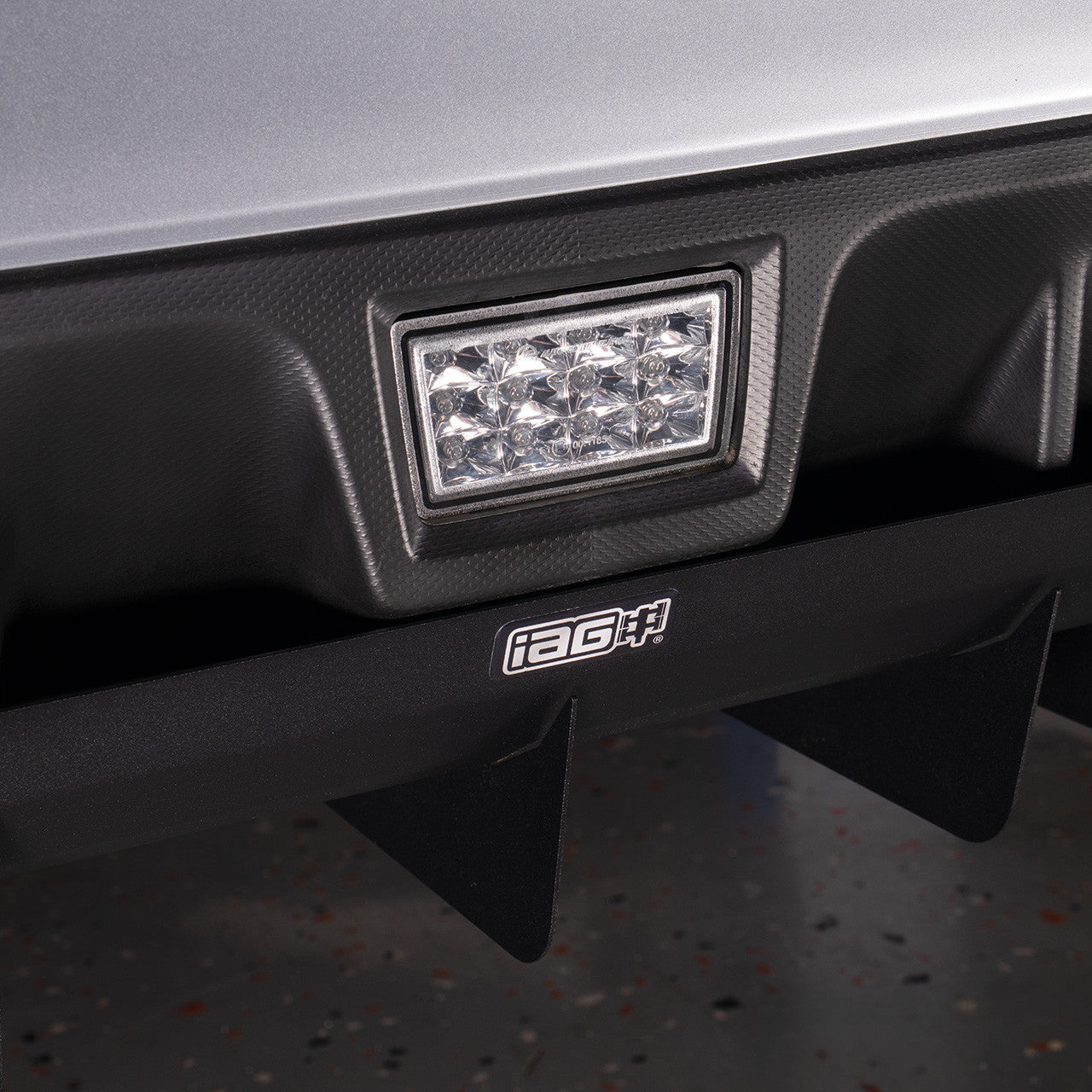 IAG Rear Diffuser For 2015-2021 VA Subaru WRX & STI - White Silver Logo