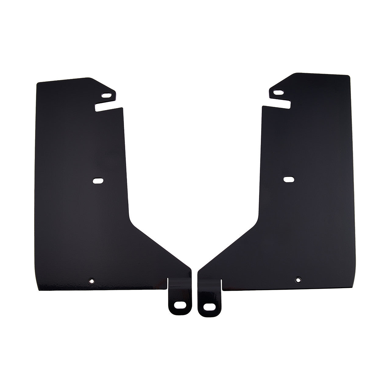 IAG Front Splitter with Straight Endplate Winglets For 2015-21 Subaru WRX & STI - Gloss Black Winglets