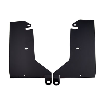 IAG Front Splitter with Straight Endplate Winglets For 2015-21 Subaru WRX & STI - Gloss Black Winglets